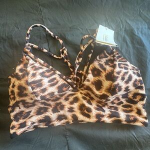 Leopard Print Women's Bralette